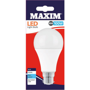 MAXIM LED Bulb 16W (=100W) Bayonet GLS Daylight (B10)