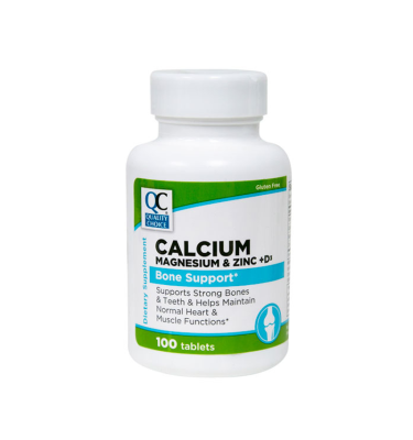 Calcium, Magnesium & Zinc + D Tablets 100 Ct