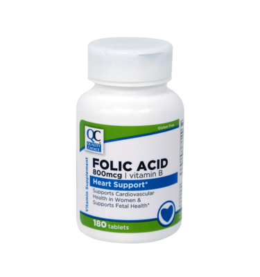 Folic Acid 800 Mcg Tablet 180 Ct.