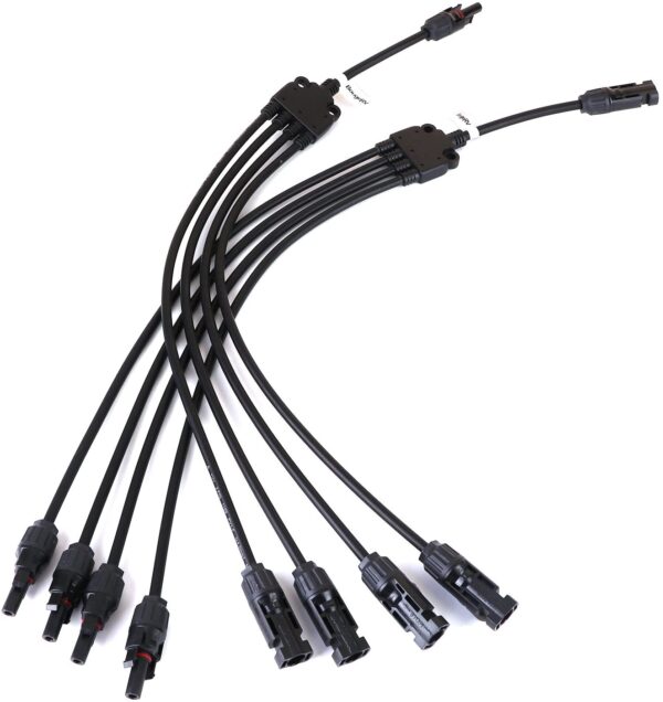 1 to 4_Y Branch MC4 Connectors